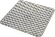 Aqualine Aqualine, GEO podložka do sprchového kúta 53x53cm s protišmykovou úpravou, kaučuk, béžová, 97535303