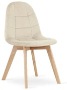 Jedálenská stolička BORA - béžová (ivory)