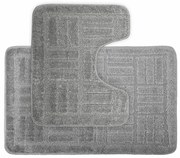 Kúpeľňové predložky set 2 kusov Atria sivé EMI