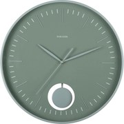 XXXLutz NÁSTENNÉ HODINY jadeitovozelená 41 cm Karlsson - Hodiny - 007143017002
