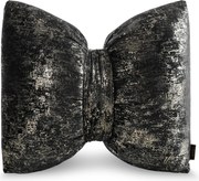 DEKORAČNÝ VANKÚŠ KOKARDA1 45X55 CM ČIERNA