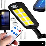 BERGE Solárna LED COB lampa s pohybovým čidlom + diaľkový ovládač ORAN 30W