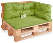 Súprava na záhradné sedenie 3ks zelená EMI