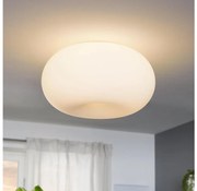 EGLO 86812 - Stropné svietidlo OPTICA 2xE27/60W/230V opálové sklo