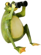 Záhradná kovová figúrka Fredo, 31x31 cm, zelená