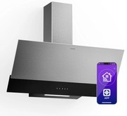 Klarstein Verosteel digestor, Elegantný, minimalistický, výkonný, Energetická trieda A, 624 m³/h, 90 cm