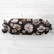 Biante Vankúš valec bonbon Sandra SA-625 Magické lekná na temne hnedom 15x40 cm