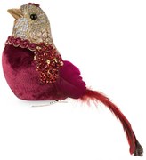 VIANOČNÁ DEKORÁCIA BIRD SADA 6KS 19 CM ČERVENÁ