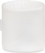 Mušelínový úložný košík sivo biela