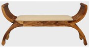 Kreslo Senátne 120x60x40 indický masív palisander Natural