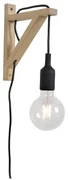 Lucide 08208/01/30 - Nástenné svietidlo FIX WALL 1xE27/60W/230V čierna LC2908