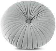 DEKORAČNÝ VANKÚŠ VELVET68 (FI) 40 CM STRIEBORNÁ
