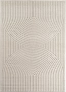 Kusový koberec Nova 1201 cream - na von aj na doma, 120x170, biela, chodba / predsieň, Ayyildiz
