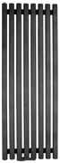 Regnis Lazur LA, vykurovacie teleso 540x1400mm so stredovým pripojením 50mm, 960W, čierna matná, LAZURLA/1400/540/D5/BLACK