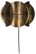 Nástenné svietidlo vo farbe mosadze Dutchbone Corridor