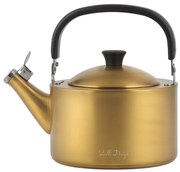 Varná kanvica z nehrdzavejúcej ocele v zlatej farbe 1,5 l Diamante – Vialli Design