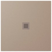 Polysan Polysan, TRENECA sprchová vanička z liateho mramoru s možnosťou úpravy rozmeru 90x90cm, béžová matná, 84300.81