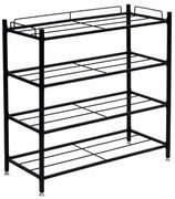 Stojan na topánky Viena 4 čierny