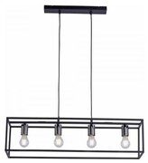 Leuchten Direkt 15854-18 - Luster na lanku FABIO 4xE27/60W/230V