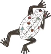 Žaba 38 cm - kovová závesná dekorácia