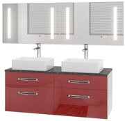 Kúpeľňový nábytok Euphoria EUP P 120D/0/W/R/0/BK/MB