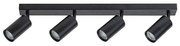 Rabalux 2086 - Stropné bodové svietidlo SOLO 4xGU10/25W/230V čierna