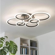 Brilagi - LED Stmievateľný prisadený luster ORBITS LED/85W/230V 3000-6500K čierna + DO