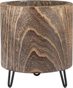 XXXLutz OBAL NA KVETINÁČ drevo, 25/22/22 cm - Kvety & kvetináče - 001131031502