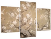 Obraz - Kreslená japonská krajina (90x60 cm)