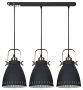 ITALUX MD-HN8026S-3-B+RC - Luster na lanku FRANKLIN 3xE27/60W/230V