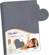 Bellatex Froté prestieradlo Kamilka tmavosivá, 90 x 200 cm