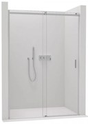 CERANO - Sprchové posuvné dvere Santoro Ľ/P - 8 mm - chróm, transparentné sklo - 120x195 cm, CER-CER-8050BD6958