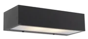 Dizajnová obdĺžniková nástenná lampa čierna 25 cm - Houx