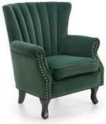 Kreslo Titan, zelená / čierna