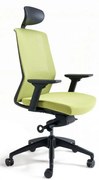 BESTUHL Kancelárska stolička J17 BLACK SP zelená