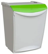 Denox Ekosystem odpadkový kôš na triedený odpad 25 l, zelený - sklo