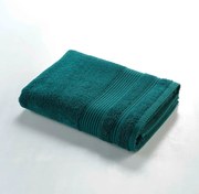 Tmavozelená froté bavlnená osuška 70x130 cm Tendresse – douceur d'intérieur