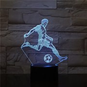 3Dmix 3DL-WD042 – 3D LED nočná lampa - Futbalista (Wood)