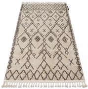 Koberec BERBER TANGER B5940 krém / hnedý Fredzle berber marokánsky