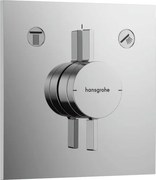 Sprchová a vaňová batéria Hansgrohe DuoTurn E bez podomietkového telesa chróm 75417000