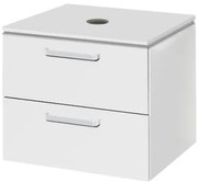 Kúpeľňová skrinka pod umývadlo Naturel Vario Dekor 54x45 cm biela VARIODESK60ZBIBL