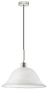 LED Luster na lanku 1xE27/60W/230V biela