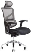 OFFICE PRO Manažérska kancelárska stolička MEROPE SP antracit šedá