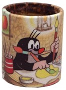 Originálny detský stojan na ceruzky Krtko maľuje