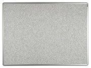 Textilná nástenka ekoTAB v hliníkovom ráme, 900 x 600 mm, sivá