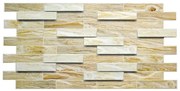 PVC 3D obkladový panel 98 x 48 cm - Bleached Oak bielený dub