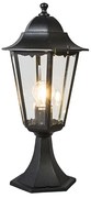 Klasická vonkajšia lampa podstavca čierna 48 cm IP44 - New Orleans