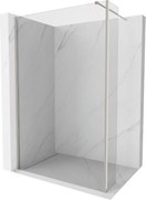 Mexen Kioto sprchová stena Walk-in 90 x 30 cm, transparentná, brúsený nikel - 800-090-212-97-00-030
