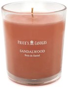 Price´s FRAGRANCE vonná sviečka v skle Sandalwood - horenie 45h