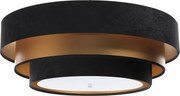 Stropné svietidlo TRINITI 2xE27/60W/230V čierna/zlatá